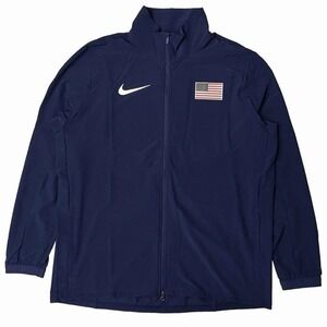 Nike USA International Team Pro Elite‎ Blue Size XLarge Track Jacket CV0293-492